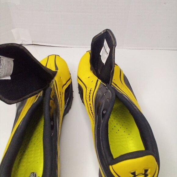 Under Armour Football Cleats Men 11 Scouting Combine Yellow Black No Laces main image 7
